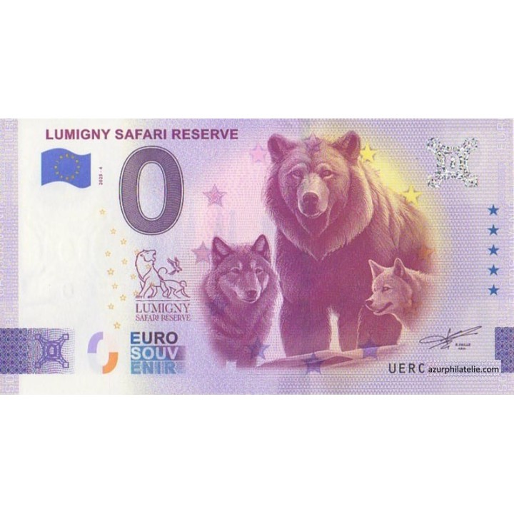 Billet souvenir touristique - 2025-4 - Lumigny Safari Reserve - (Seine-et-Marne)