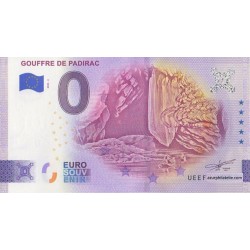 Euro banknote memory - 46 - Gouffre de Padirac - 2025-2