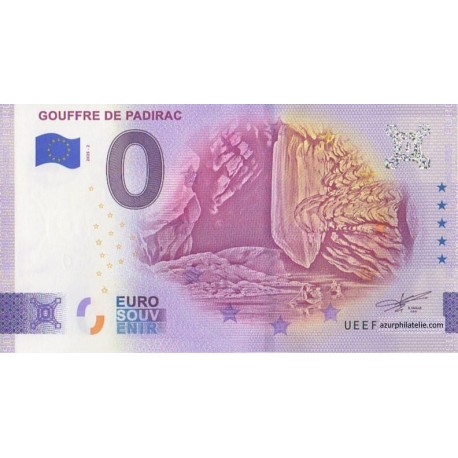 Billet souvenir - 46 - Gouffre de Padirac - 2025-2