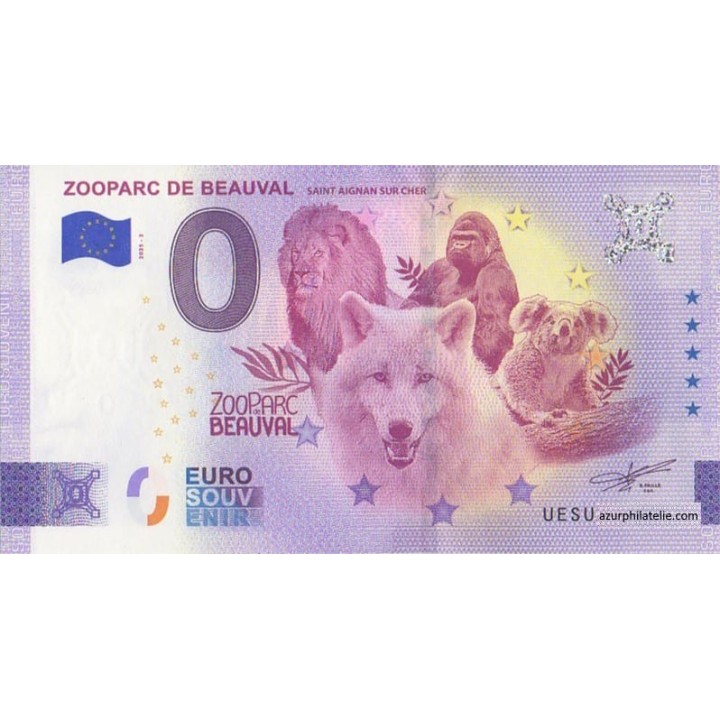 Euro banknote memory - 2025 - Zooparc de Beauval - (Loir-et-Cher)