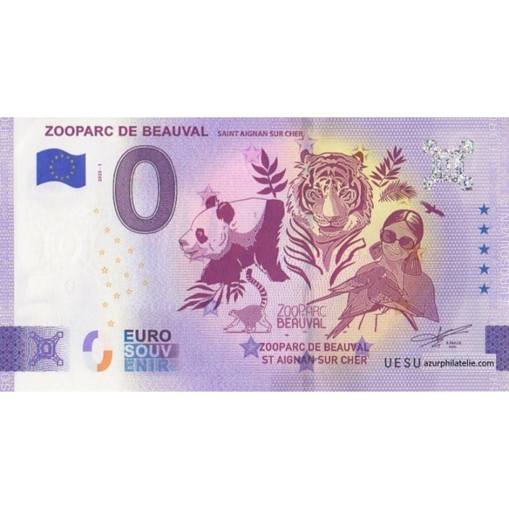 Euro banknote memory - 2025 - Zooparc de Beauval - (Loir-et-Cher)