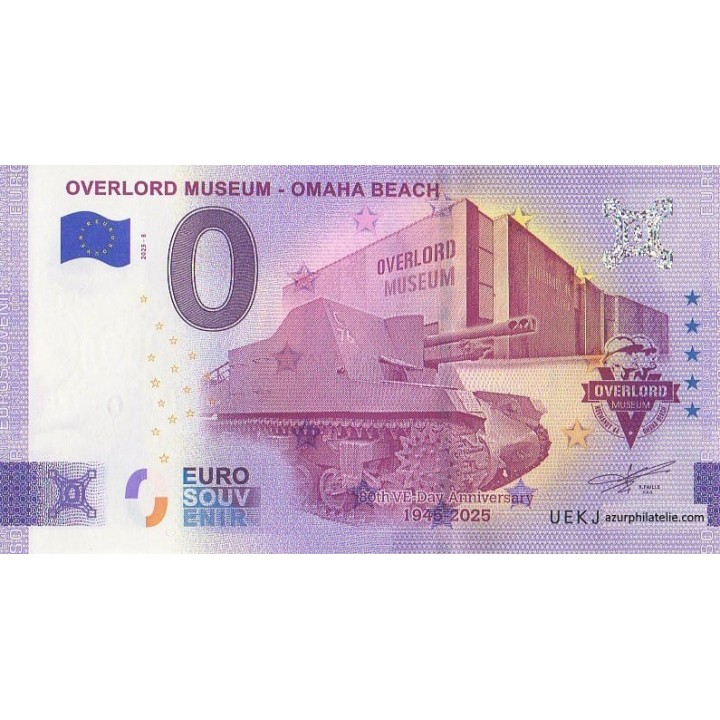 Euro banknote memory - 2025 - Overlord Muséum - Omaha Beach - (Calvados)
