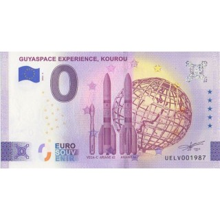 Billet souvenir touristique - 2024-3 - Guyaspace Experience - Kourou - (Guyane)