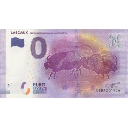 Euro banknote memory - 24 - Lascaux - Centre International de l'art parietal - 2017-2 - Nb 1956