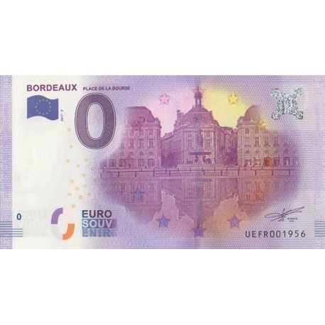 Euro banknote memory - 33 - Place de la bourse - 2017-1 - Nb 1956
