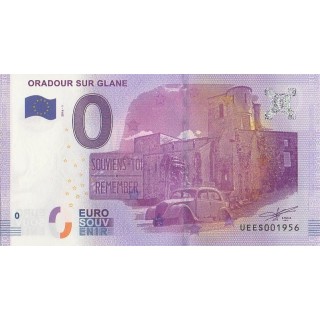 Euro banknote memory - 2016 - Oradour sur Glane - (Haute-Vienne)