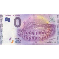Euro banknote memory - 30 - Les arênes de Nimes - 2015 - Nb 7600