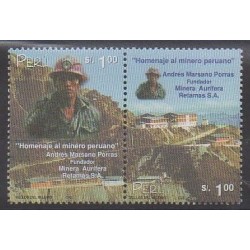 Peru - 2000 - Nb 1225/1226 - Celebrities