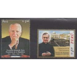 Peru - 2003 - Nb 1339/1340 - Celebrities