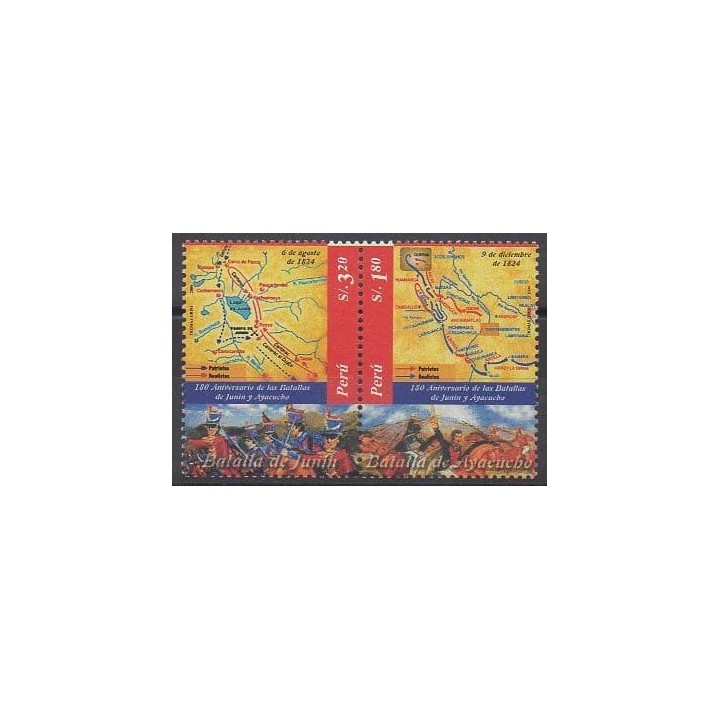 Acheter cette série de timbres du Pérou de l'année 2004 (No 1468/1469).