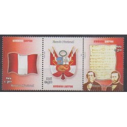 Pérou - 2006 - No 1548/1550 - Armoiries - Drapeaux