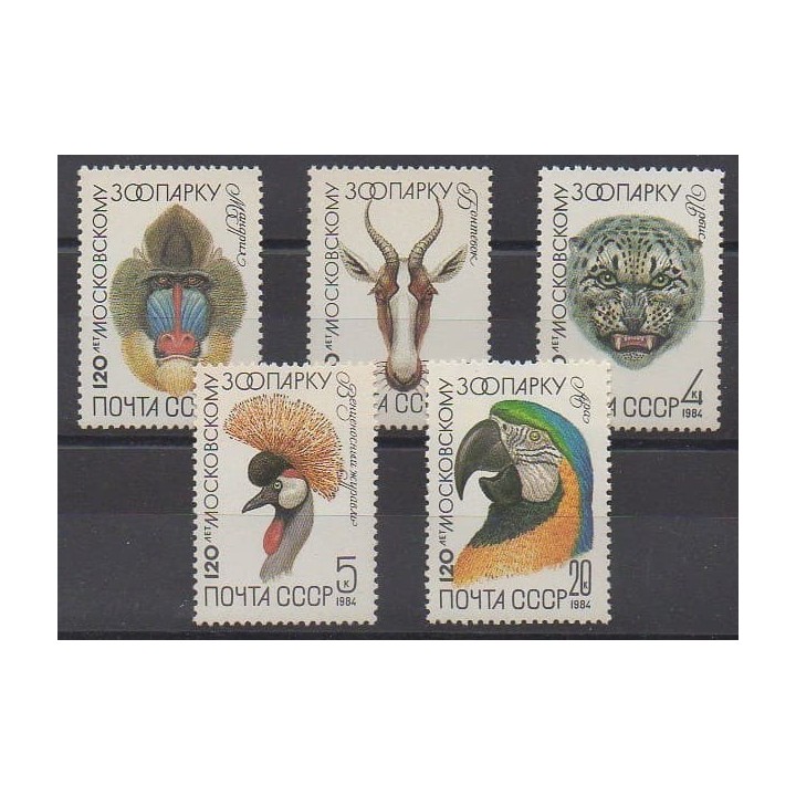 Buy this set of stamps of Russia of the year 1984 (Nb 5075/5079).