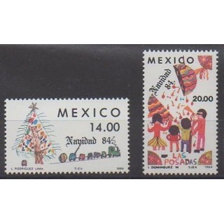 Acheter cette série de timbres du Mexique de l'année 1984 (No 1062/1063).