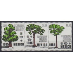 Mexico - 1985 - Nb 1106/1108 - Trees - Environment