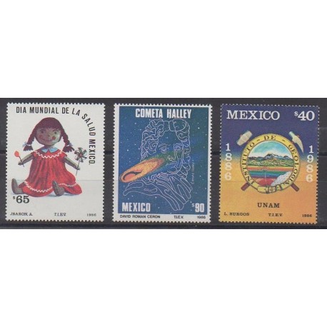 Mexico - 1986 - Nb 1149/1151