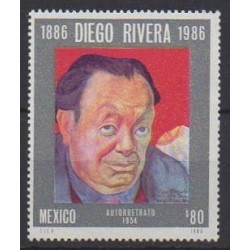 Mexique - 1986 - No 1176 - Peinture