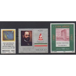 Mexico - 1987 - Nb 1177/1179