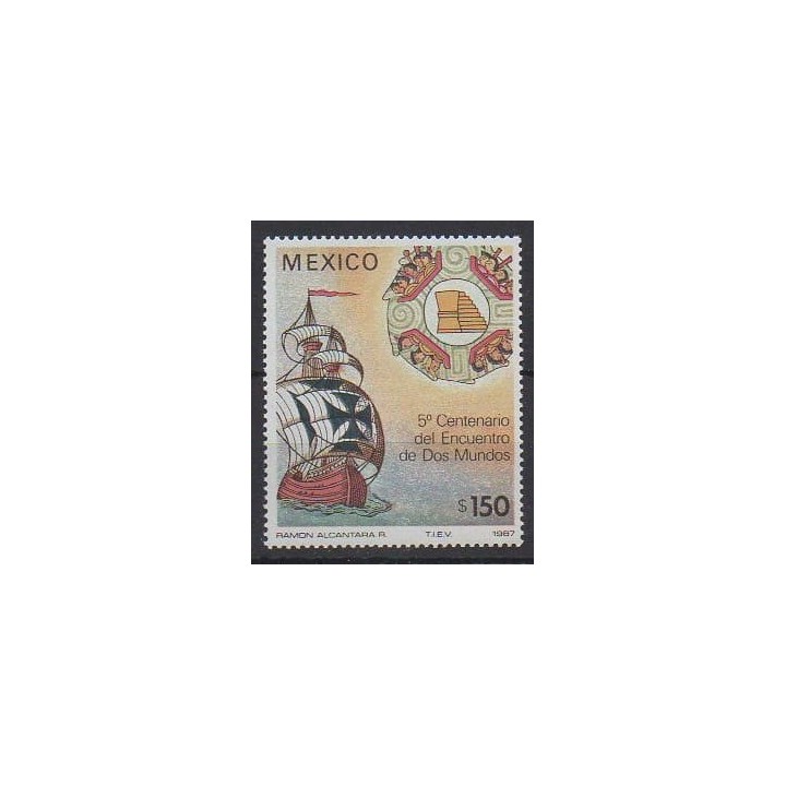 Buy this stamp of Mexico of the year 1987 (Nb 1210).