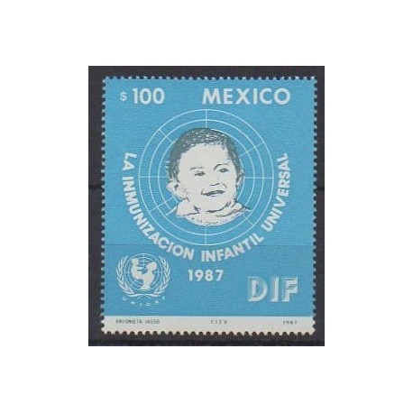 Mexique - 1987 - No 1182 - Enfance
