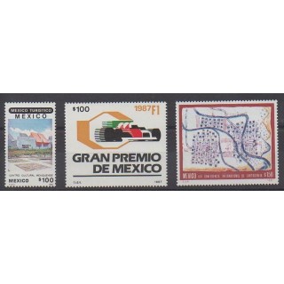 Buy this set of stamps of Mexico of the year 1987 (Nb 1204/1206).