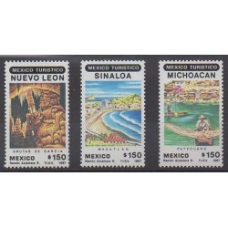 Mexico - 1987 - Nb 1207/1209 - Tourism