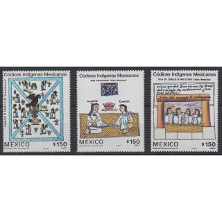 Buy this set of stamps of Mexico of the year 1987 (Nb 1211/1213).
