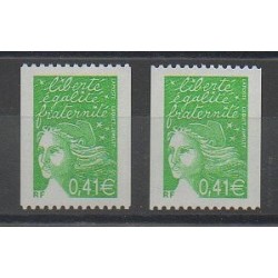 France - Varieties - 2002 - Nb 3458a/3458b