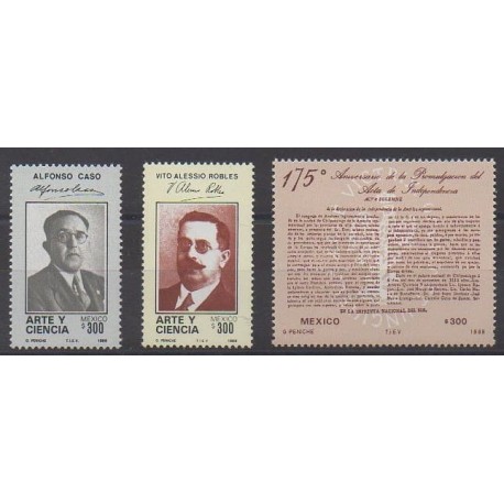 Mexico - 1988 - Nb 1265/1267