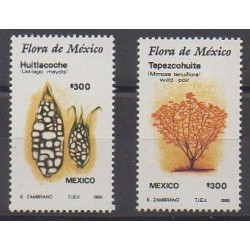 Mexico - 1988 - Nb 1274/1275 - Trees