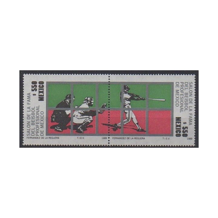 Buy this set of stamps of Mexico of the year 1989 (Nb 1287/1288).