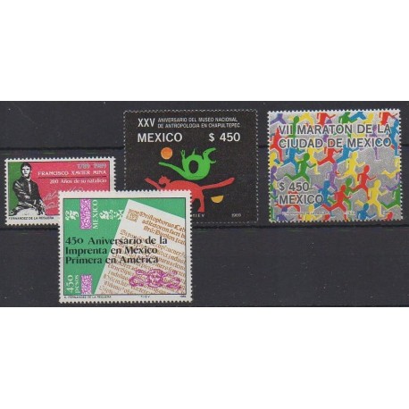 Mexico - 1989 - Nb 1294/1297