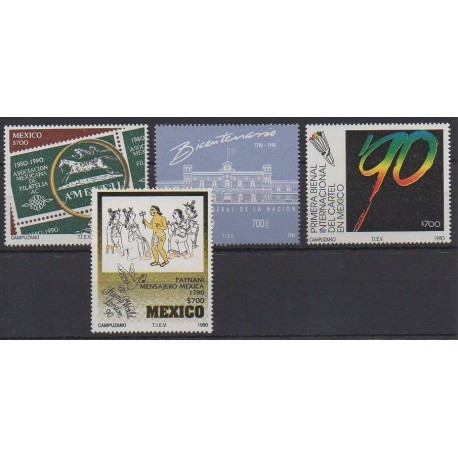 Mexico - 1990 - Nb 1314/1317