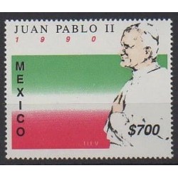 Mexico - 1990 - Nb 1318 - Pope