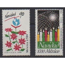Mexico - 1990 - Nb 1347/1348 - Christmas