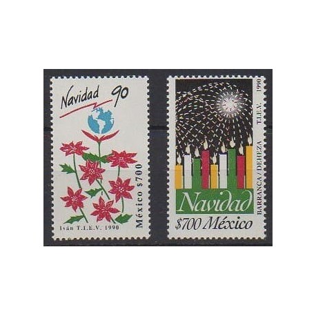 Mexique - 1990 - No 1347/1348 - Noël