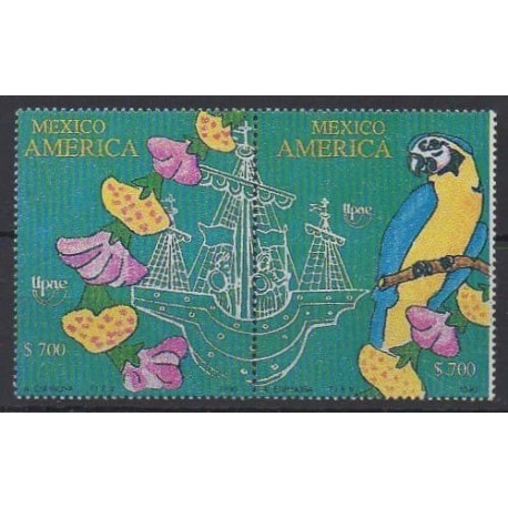 Mexico - 1991 - Nb 1357/1358 - Various Historics Themes - Boats