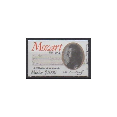 Mexique - 1991 - No 1405 - Musique