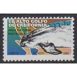Mexico - 1993 - Nb 1473 - Sea life - Endangered species - WWF - Mamals