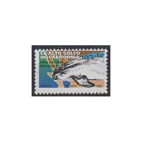 Mexico - 1993 - Nb 1473 - Sea life - Endangered species - WWF - Mamals
