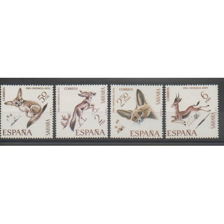 Sahara Espagnol - 1970 - No 265/268 - Animaux