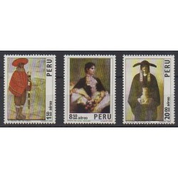 Peru - 1973 - Nb PA346/PA348 - Paintings