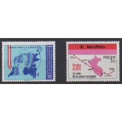 Peru - 1975 - Nb PA405/PA406
