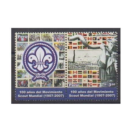 Pérou - 2007 - No 1653/1654 - Scoutisme