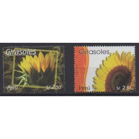 Pérou - 2009 - No 1781/1782 - Fleurs