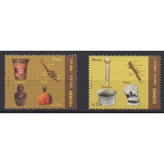 Buy this set of stamps of Peru of the year 2009 (Nb 1821/1822).