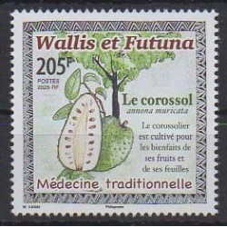 Wallis and Futuna - 2025 - Le corossol - Health or Red cross - Fruits or vegetables