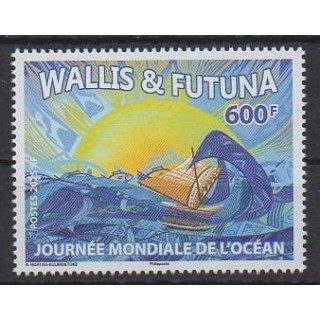 Buy this stamp of Wallis et Futuna of the year 2025 (Journée de l'océan).