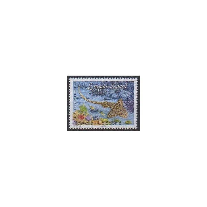 Buy this stamp of New Caledonia of the year 2025 (Le requin-Léopard).