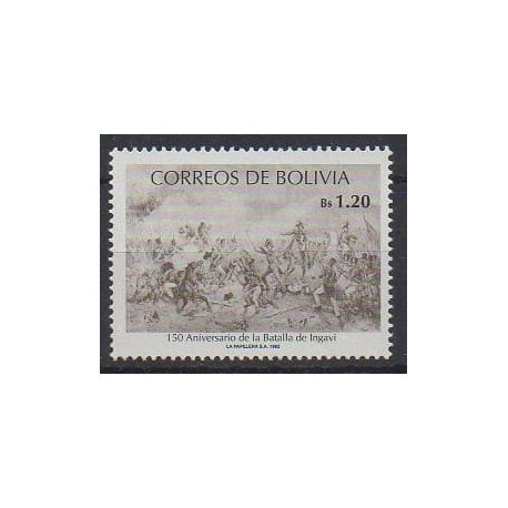 Bolivie - 1992 - No 803 - Histoire militaire