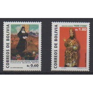 Buy this set of stamps of Bolivia of the year 1993 (Nb 816/817).